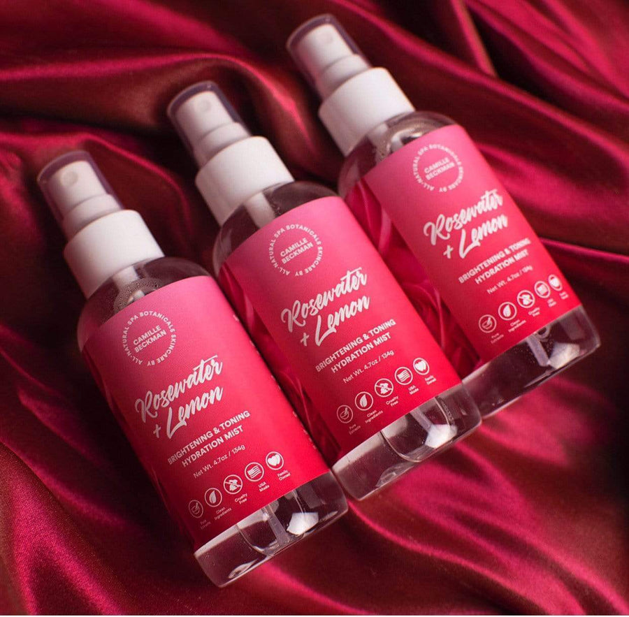 Rosewater + Lemon Brightening & Toning Hydrating Mist - Camille Beckman