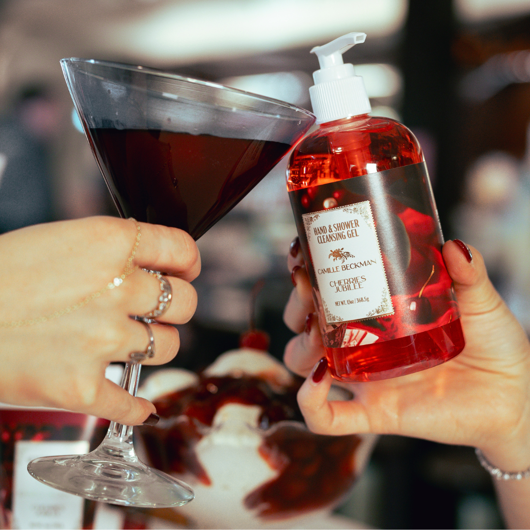 Hand & Shower Cleansing Gel 13oz Cherries Jubilee