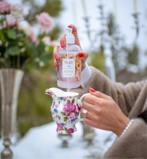 Hand & Shower Cleansing Gel 13oz Winter Rose