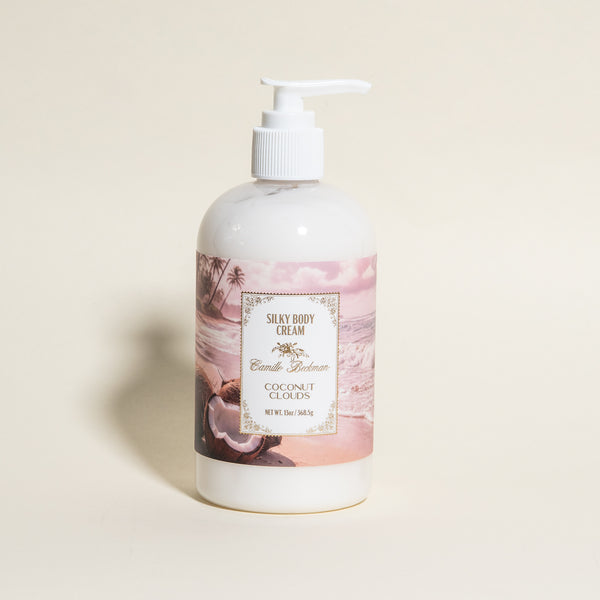 Silky Body Cream 13oz Coconut Clouds