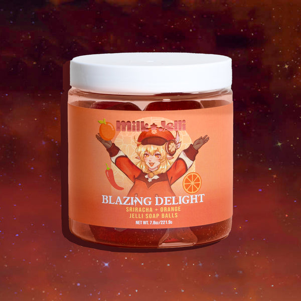 Genshin Impact Blazing Delight Sriracha + Orange Jelli Soap Balls