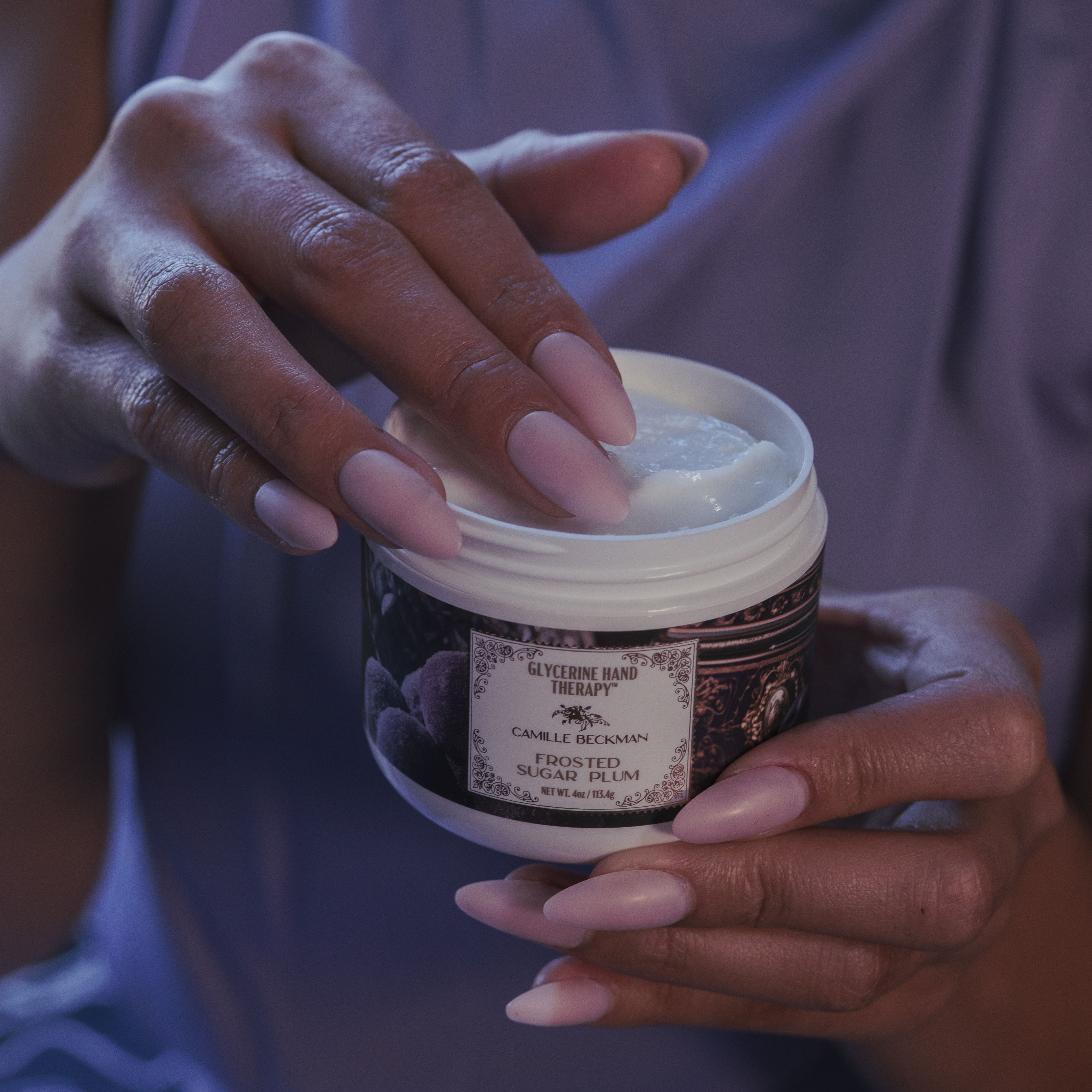 Glycerine Hand Therapy™ 4oz Frosted Sugar Plum