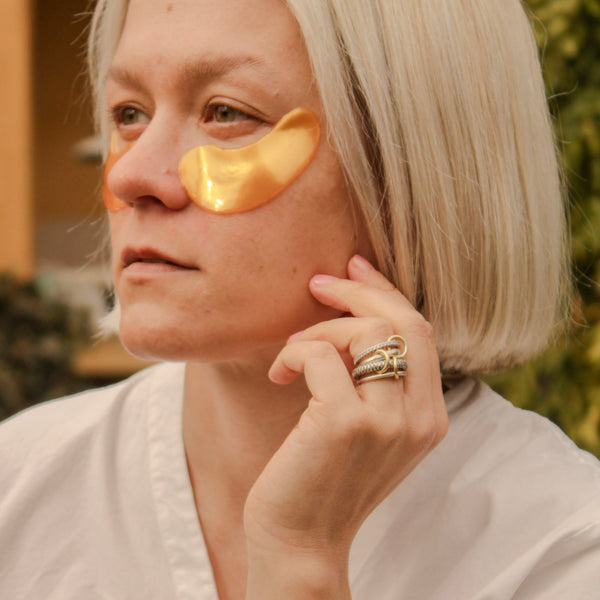 Hydrating Collagen & Carob Eye Masks - 30 Set Jar