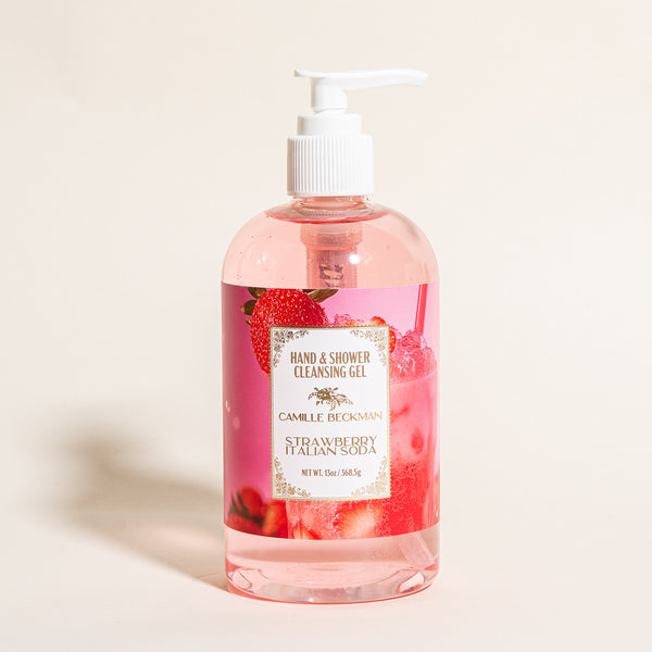 Hand & Shower Cleansing Gel 13oz Strawberry Italian Soda