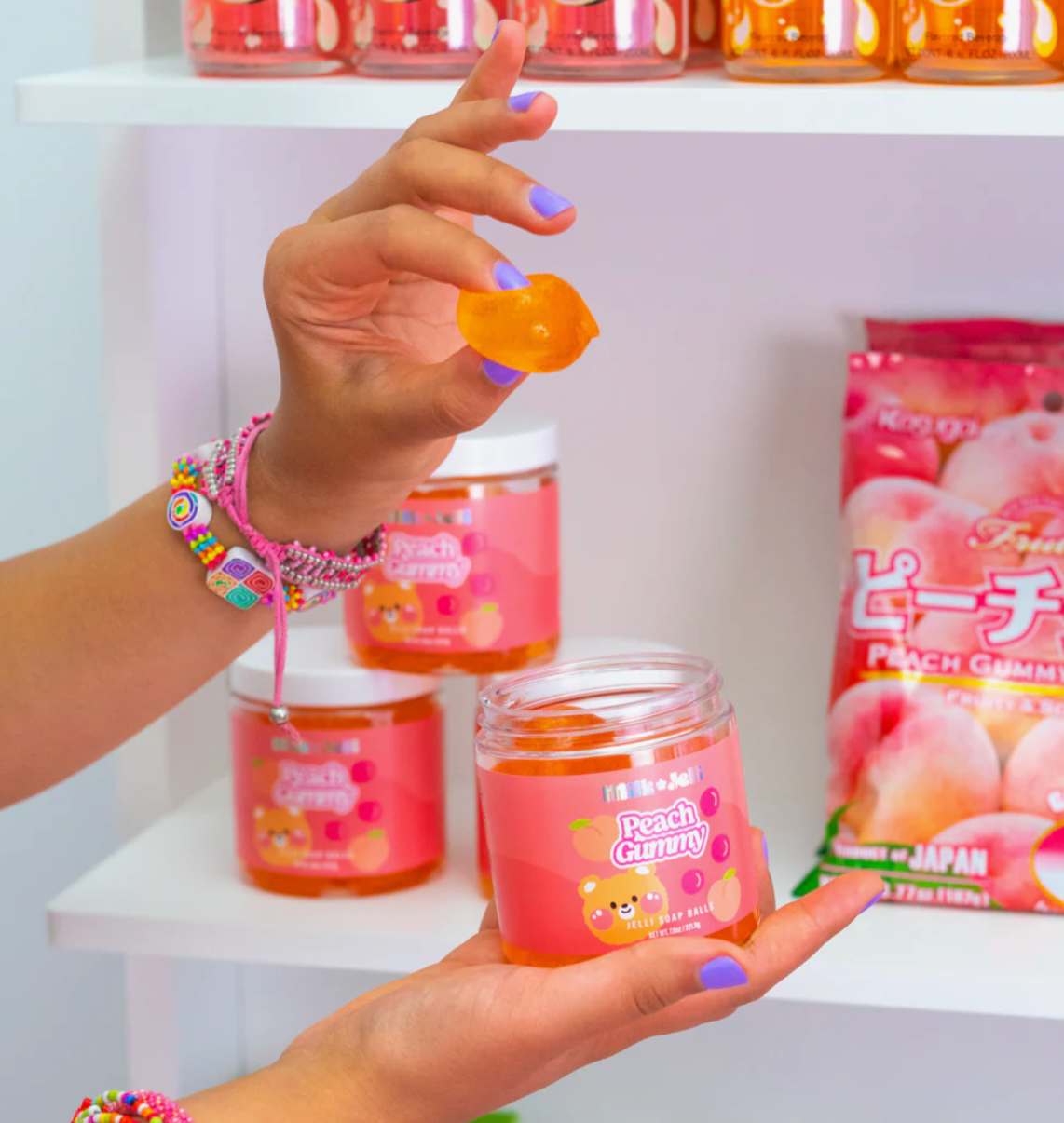 Peach Gummy - Jelli Soap Balls