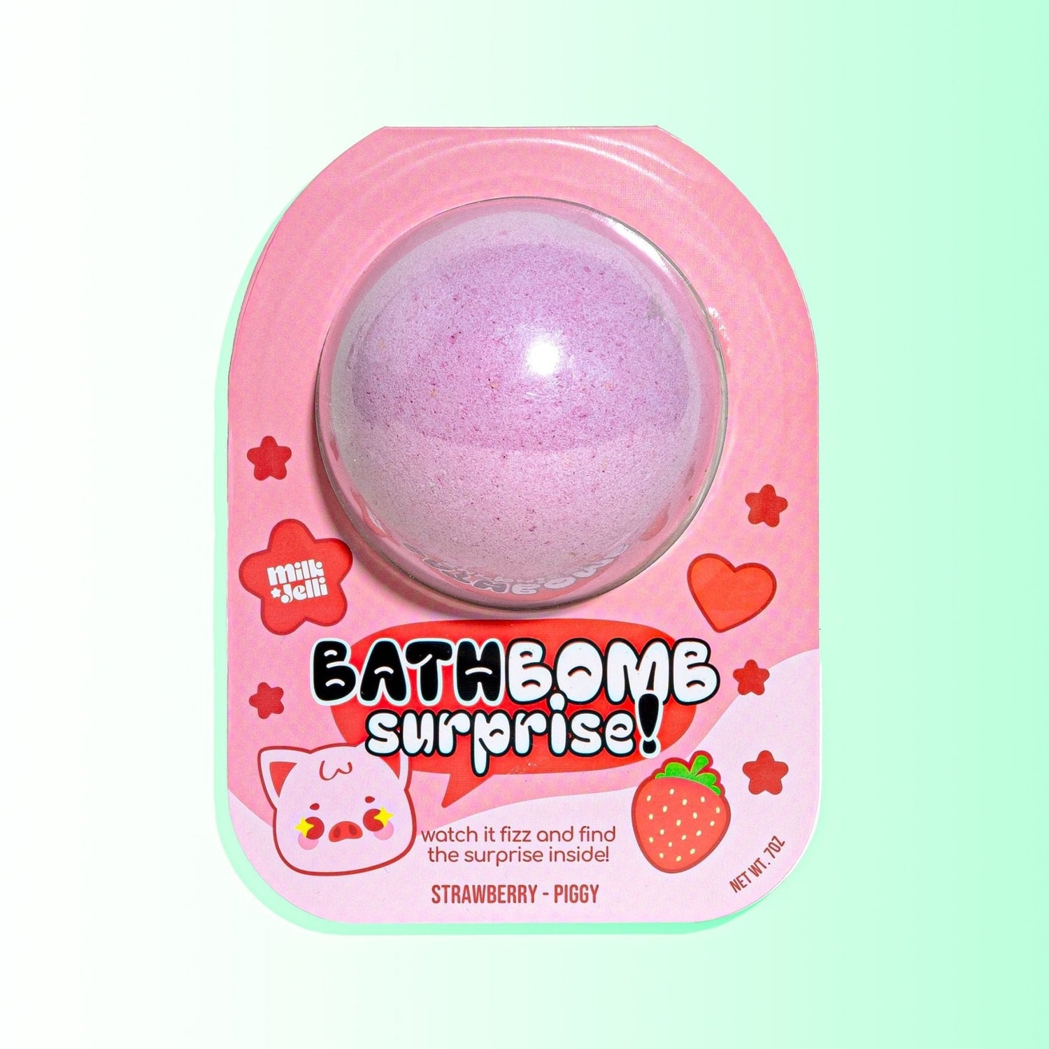 Bath Bomb Suprise! Strawberry - Piggy - Camille Beckman