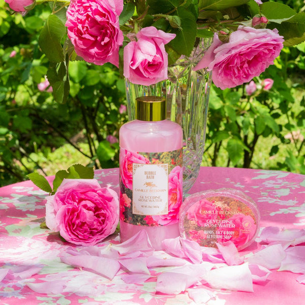 Bubble Bath 13oz Glycerine Rosewater - Camille Beckman