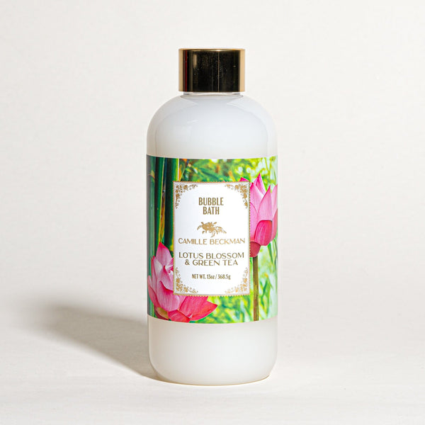 Bubble Bath 13oz Lotus Blossom + Green Tea - Camille Beckman