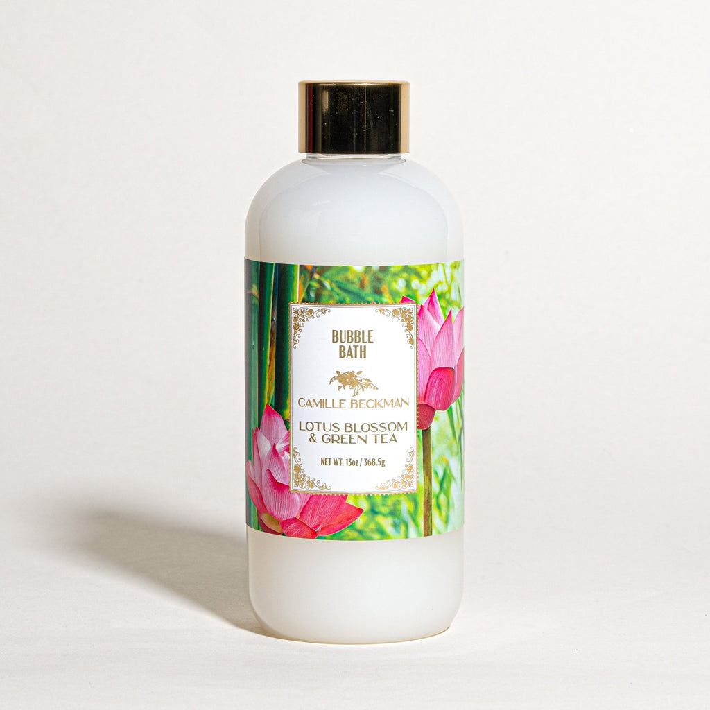 Bubble Bath 13oz Lotus Blossom + Green Tea - Camille Beckman