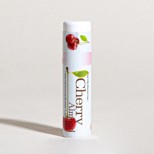 Cherry Almond Jumbo Natural Cocoa Butter Lip Balm - Camille Beckman