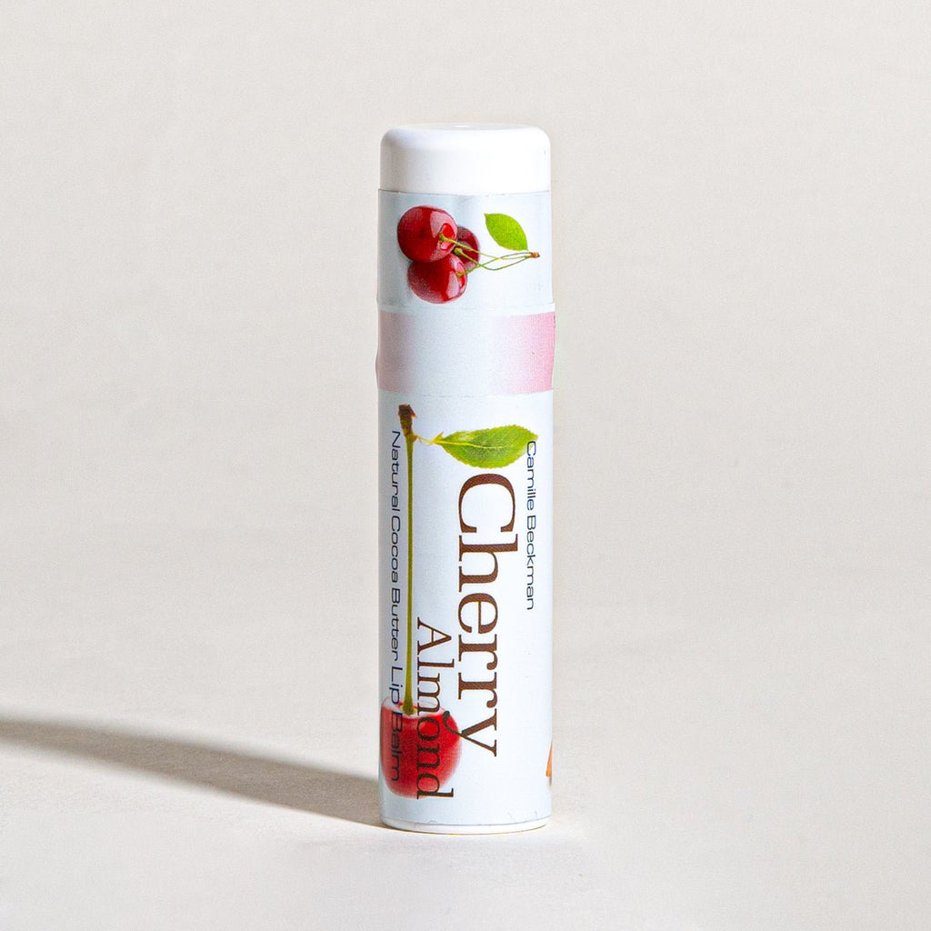 Cherry Almond Jumbo Natural Cocoa Butter Lip Balm - Camille Beckman