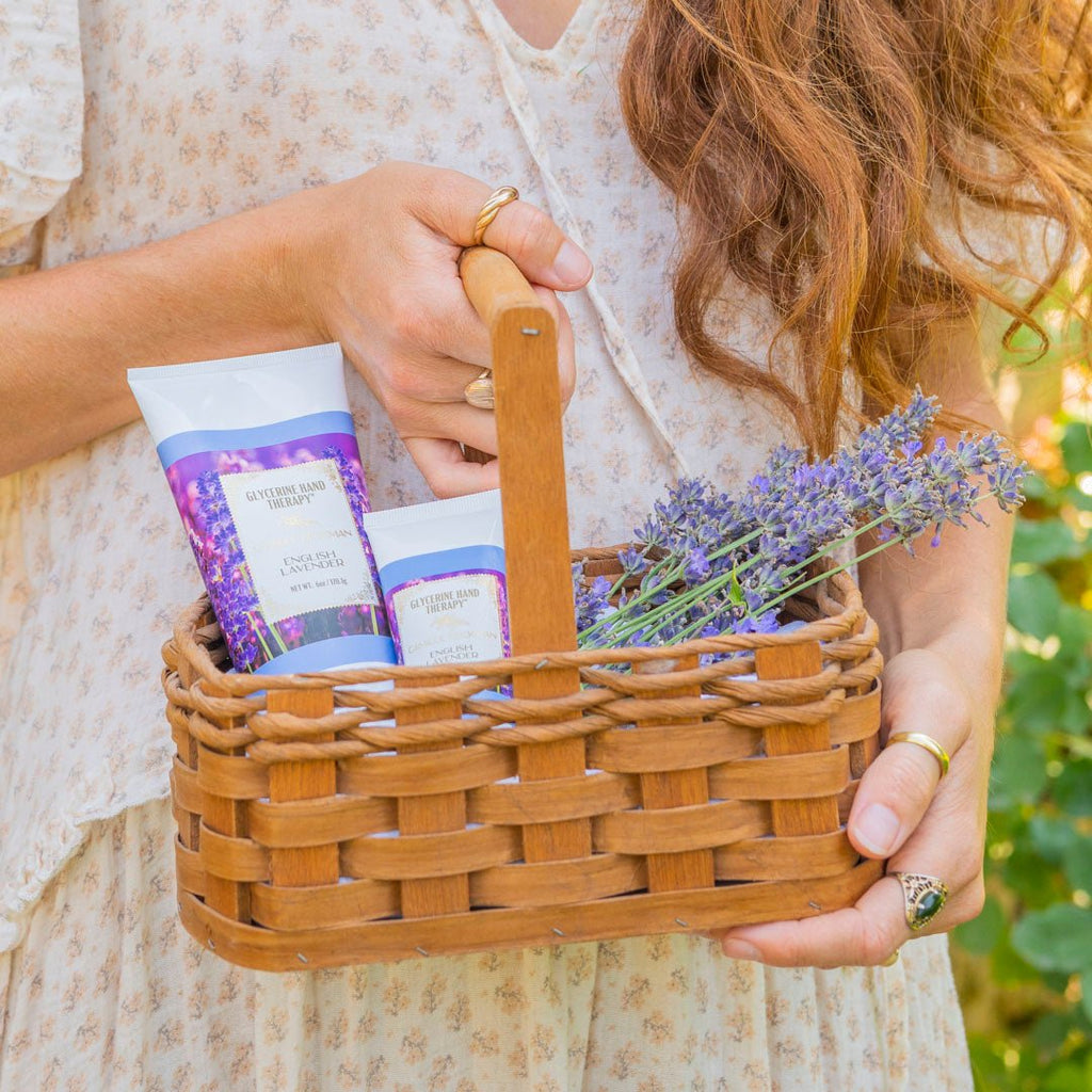 Essentials Gift Basket English Lavender - Camille Beckman