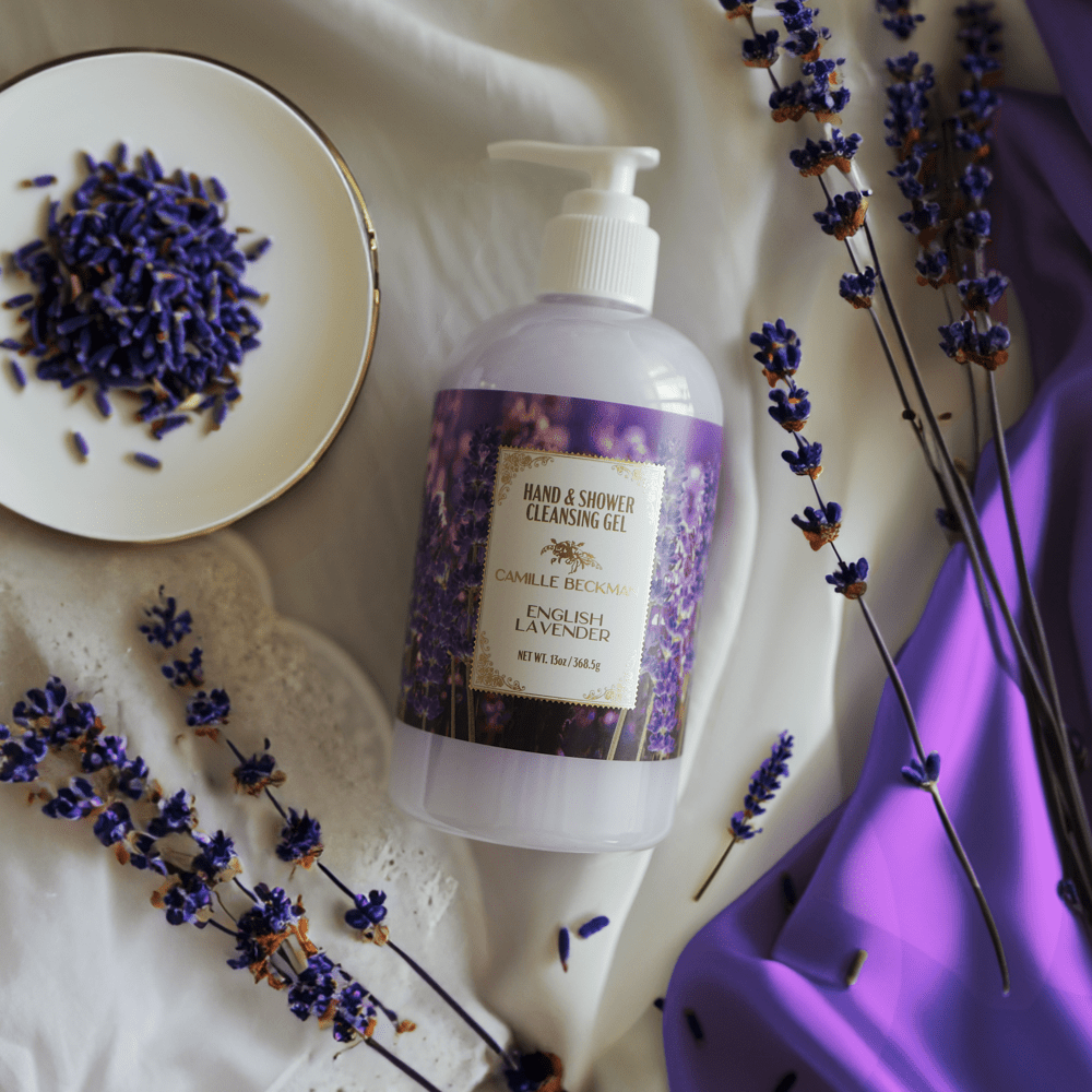 Essentials Gift Basket English Lavender - Camille Beckman