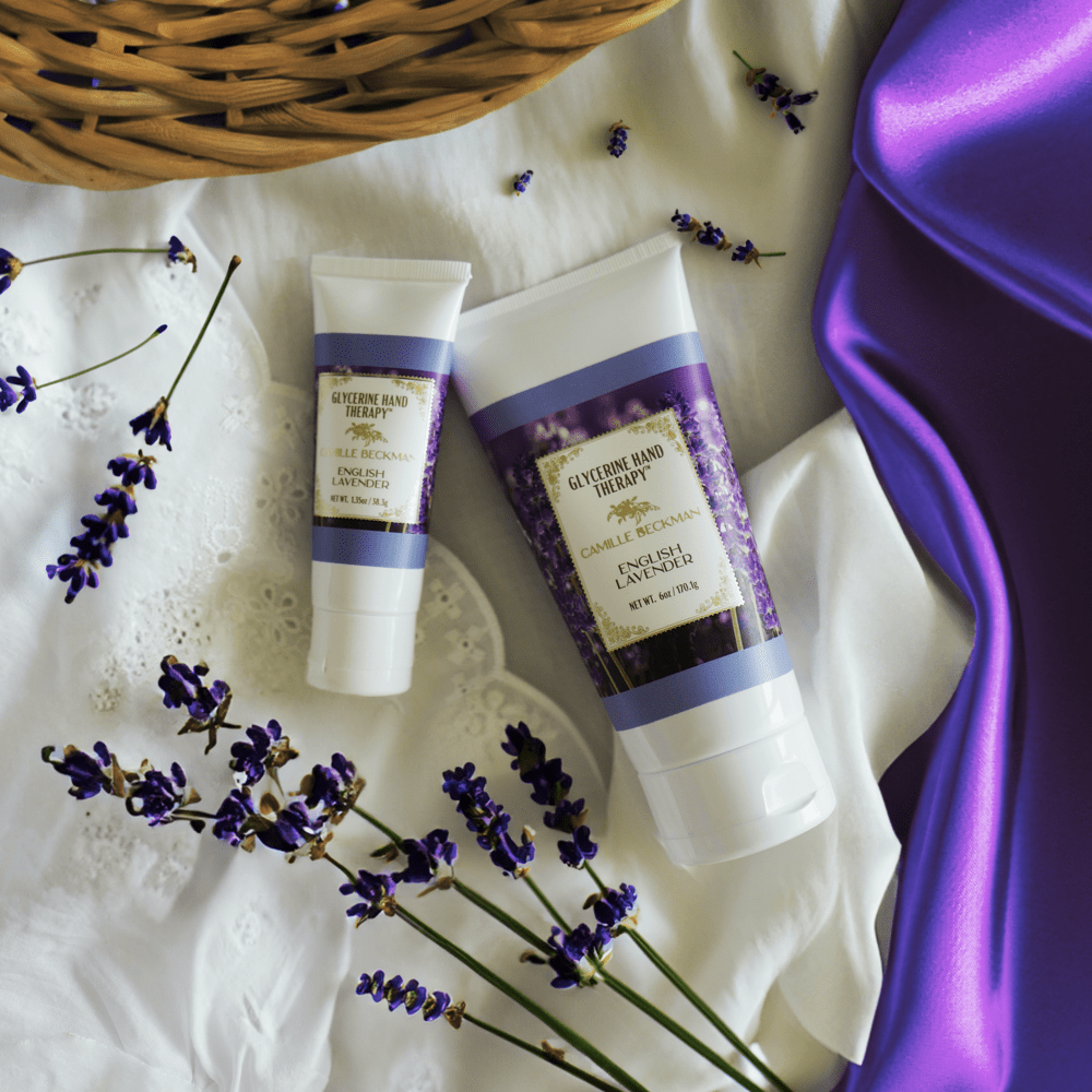 Essentials Gift Basket English Lavender - Camille Beckman