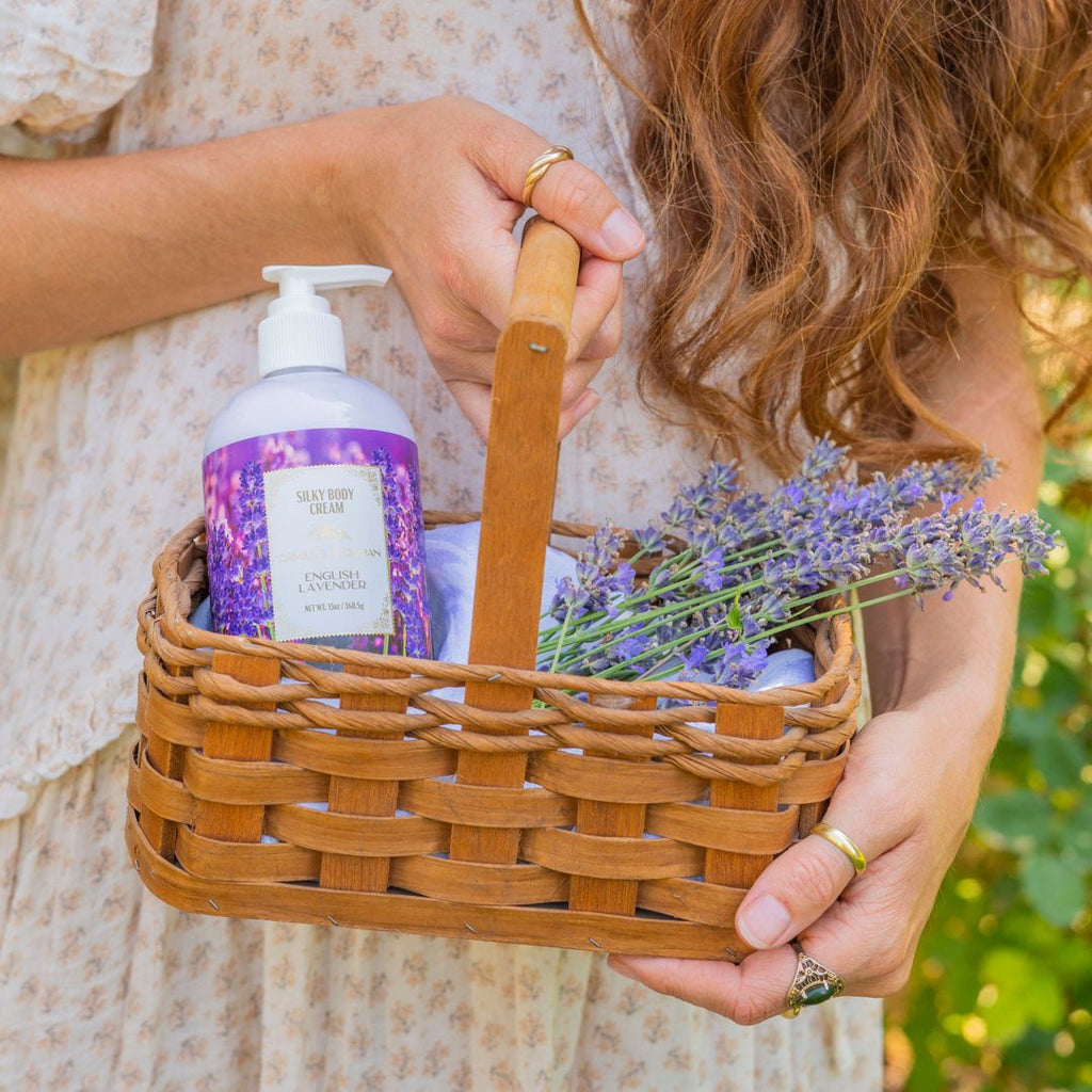 Essentials Gift Basket English Lavender - Camille Beckman