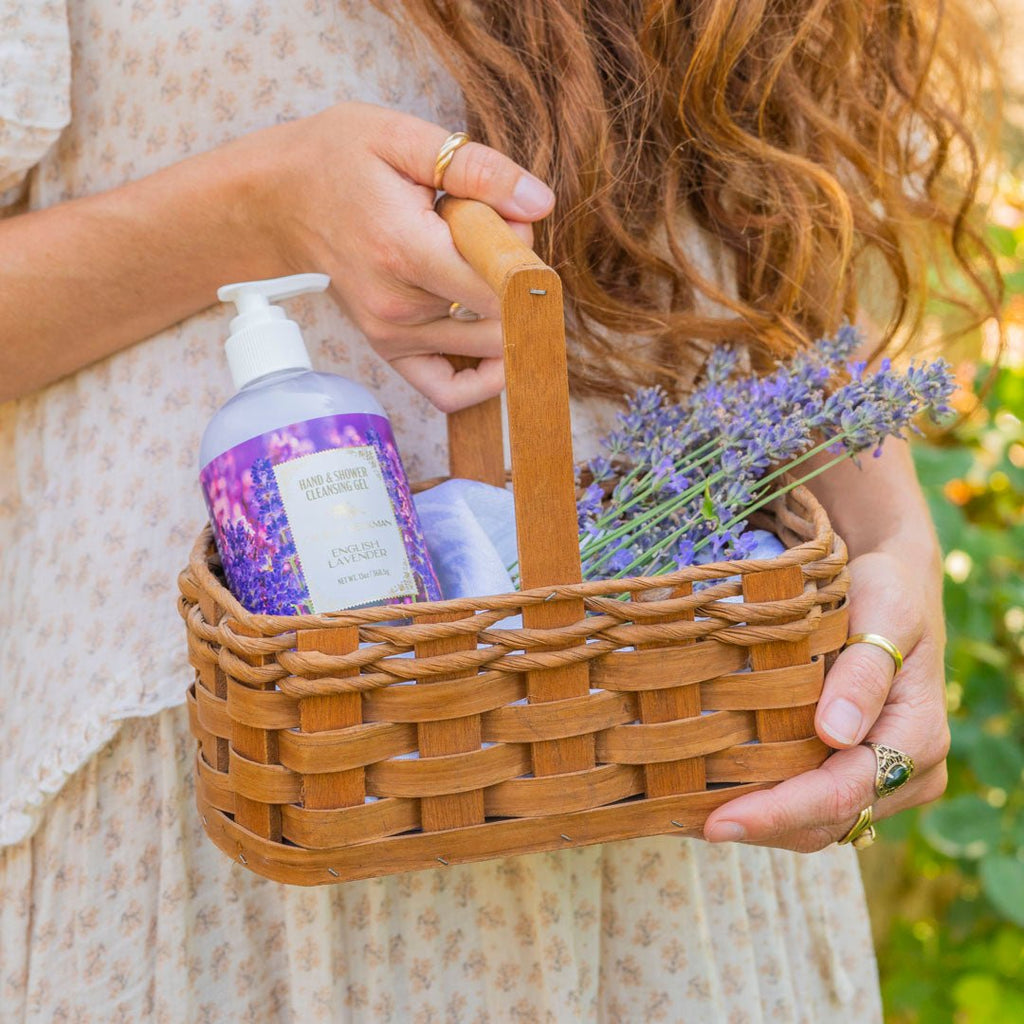 Essentials Gift Basket English Lavender - Camille Beckman