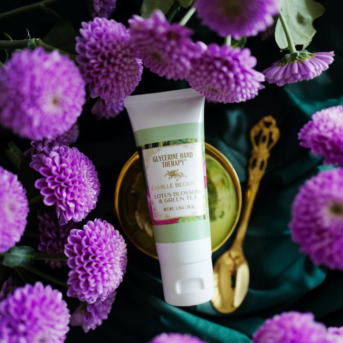 Glycerine Hand Therapy™ 1.35oz Lotus Blossom & Green Tea - Camille Beckman