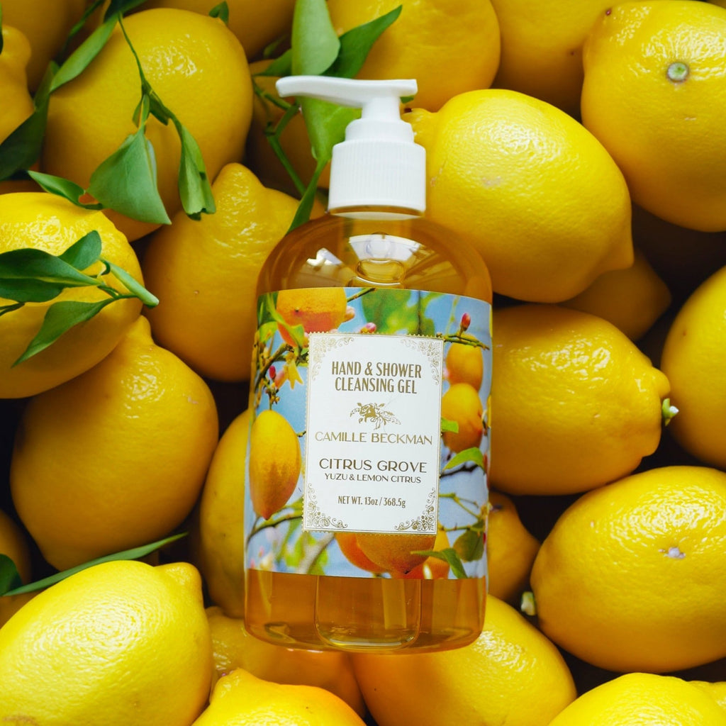 Hand & Shower Cleansing Gel 13oz Citrus Grove - Camille Beckman