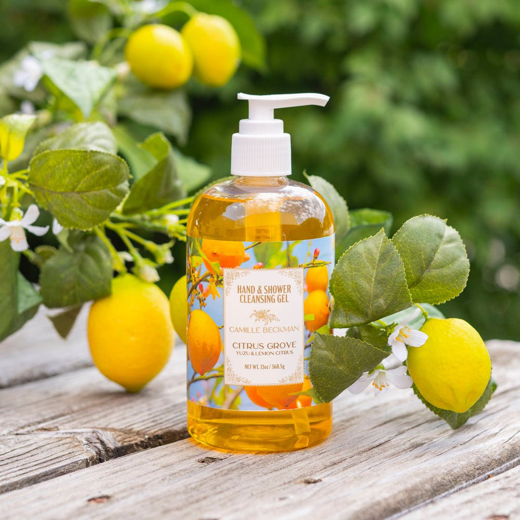 Hand & Shower Cleansing Gel 13oz Citrus Grove - Camille Beckman