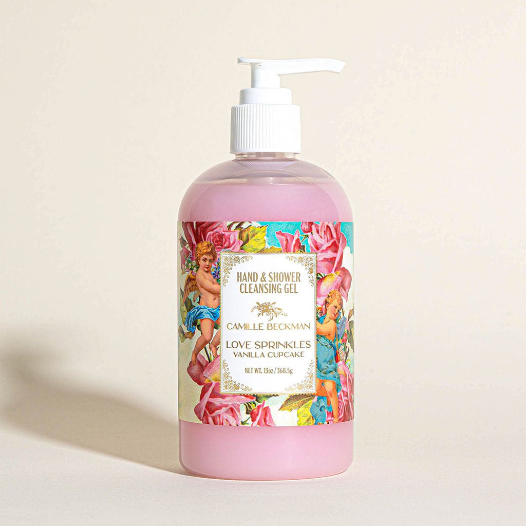 Hand & Shower Cleansing Gel Pump Bottle - Camille Beckman