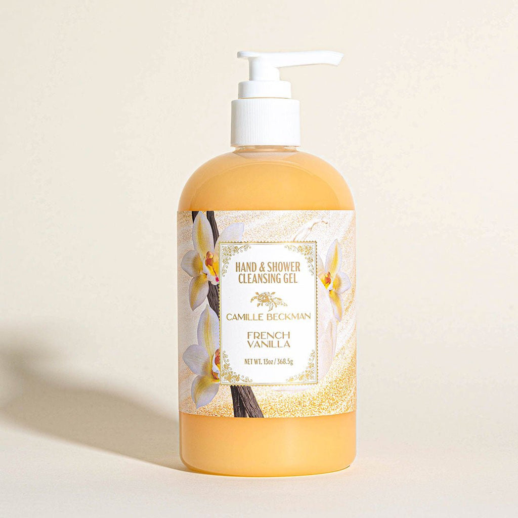 Hand & Shower Cleansing Gel Pump Bottle - Camille Beckman