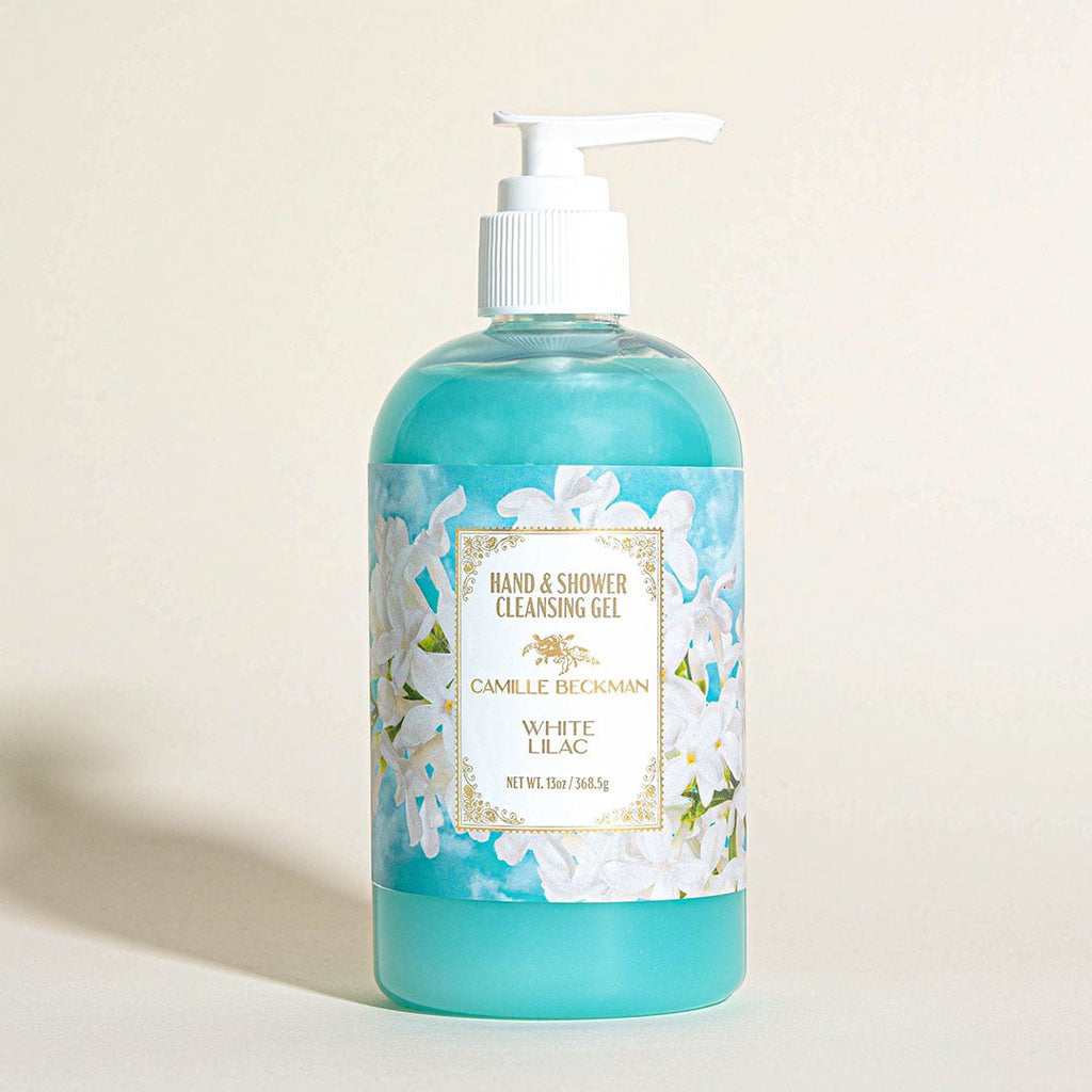 Hand & Shower Cleansing Gel Pump Bottle - Camille Beckman