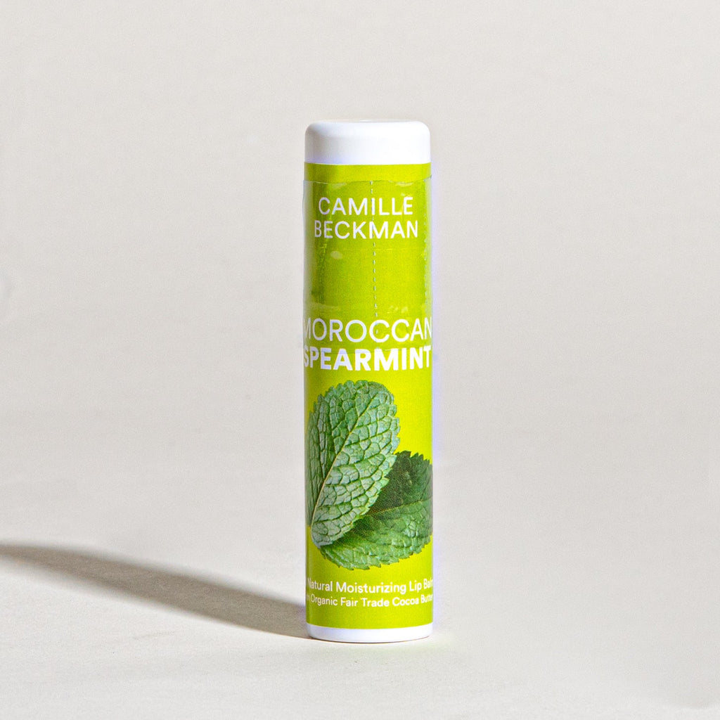 Moroccan Spearmint Jumbo Natural Cocoa Butter Lip Balm - Camille Beckman