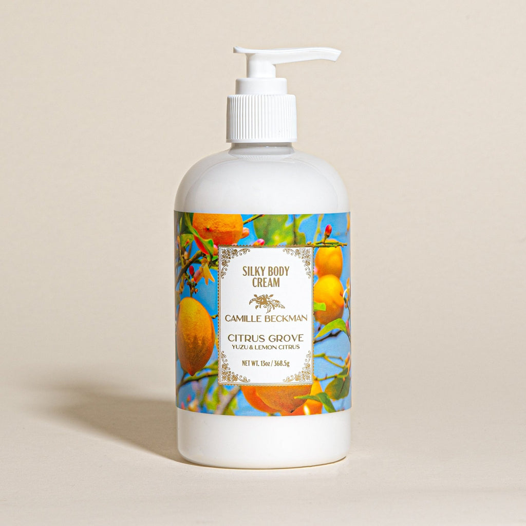 Silky Body Cream 13oz Citrus Grove - Camille Beckman