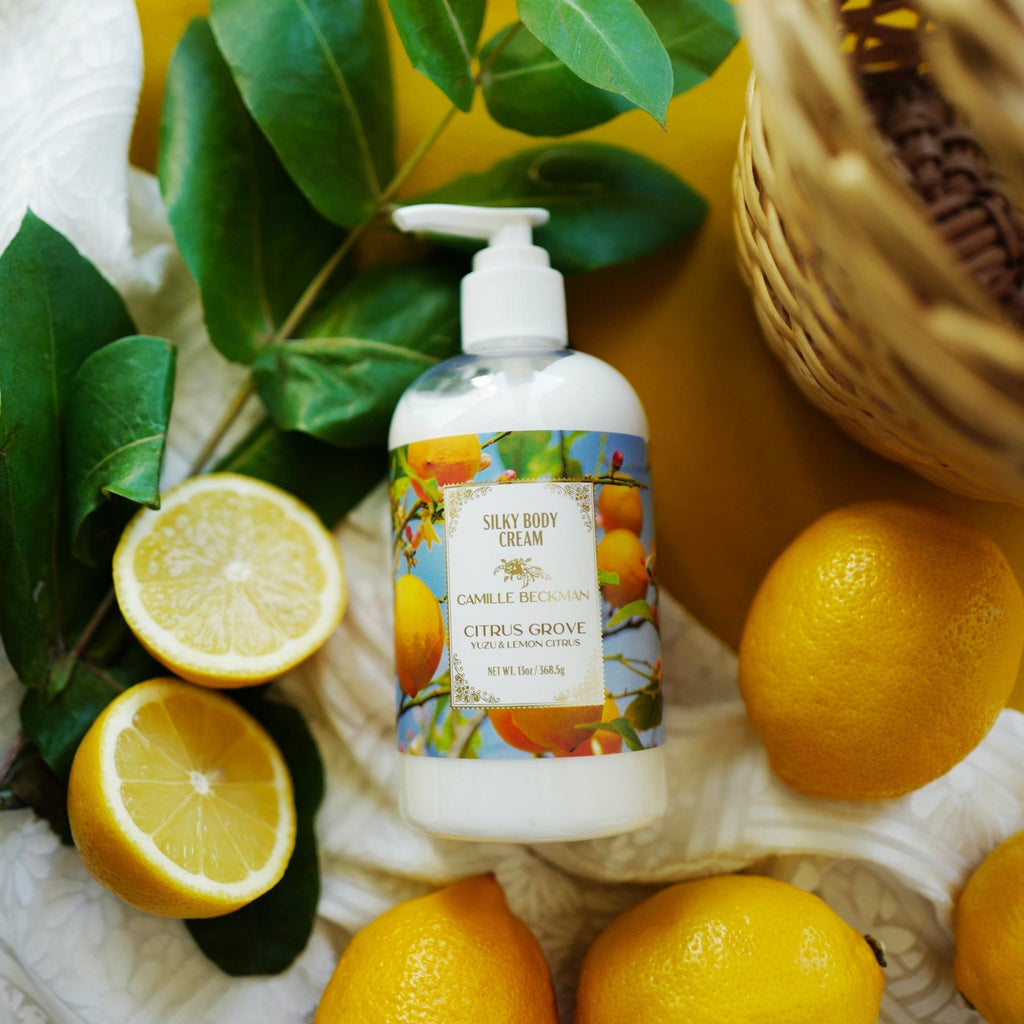 Silky Body Cream 13oz Citrus Grove - Camille Beckman