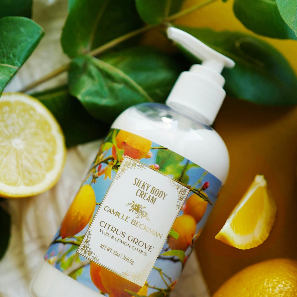 Silky Body Cream 13oz Citrus Grove - Camille Beckman