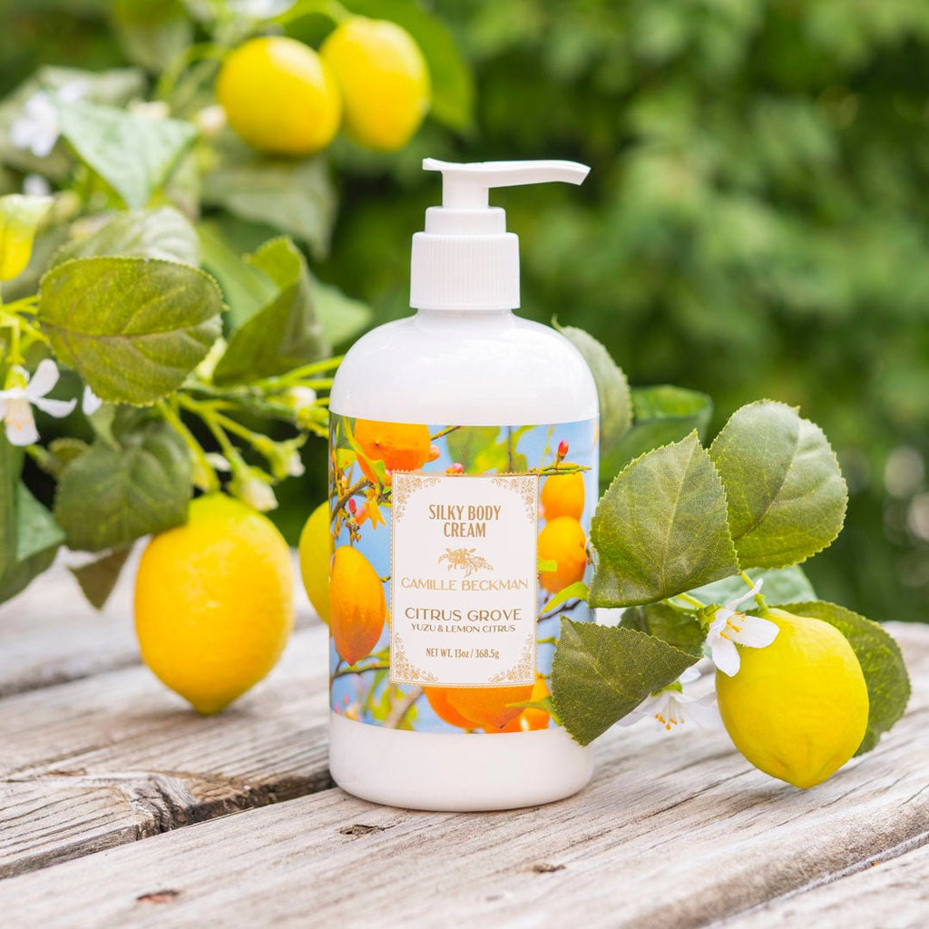 Silky Body Cream 13oz Citrus Grove - Camille Beckman