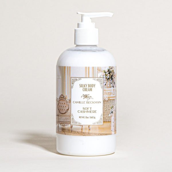 Silky Body Cream 13oz Soft Cashmere - Camille Beckman