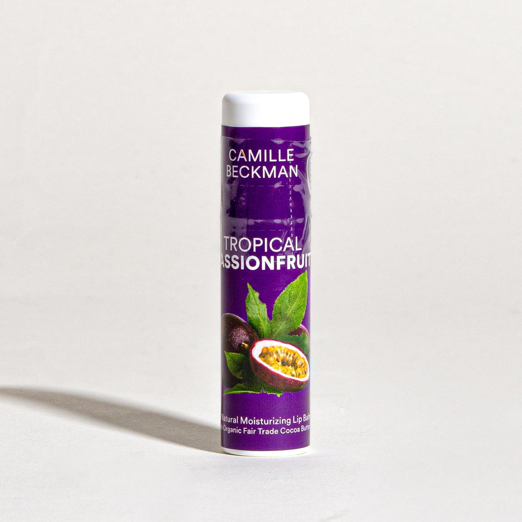 Tropical Passionfruit Jumbo Natural Cocoa Butter Lip Balm - Camille Beckman