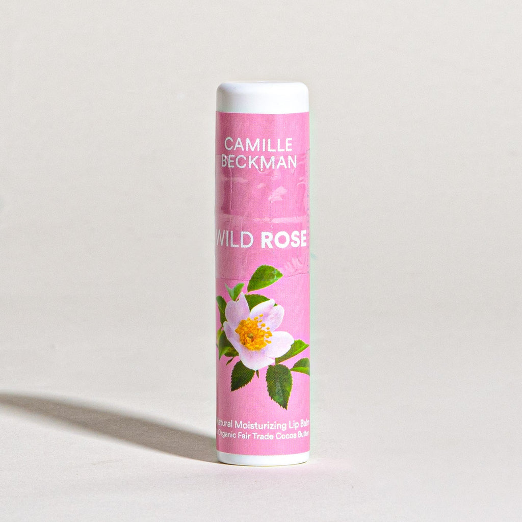 Wild Rose Jumbo Natural Cocoa Butter Lip Balm - Camille Beckman