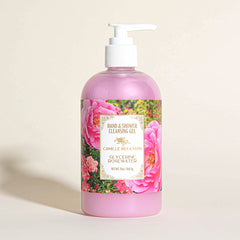 Hand & Shower Cleansing Gel 13oz Glycerine Rosewater