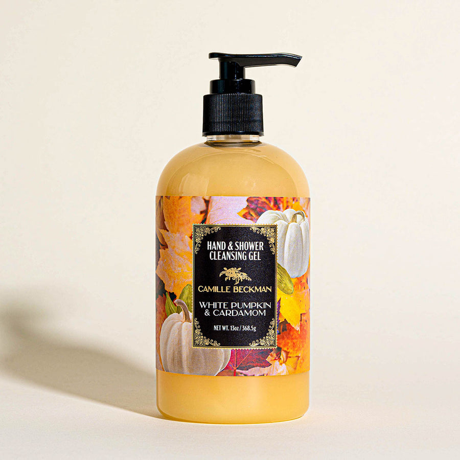 Hand & Shower Cleansing Gel 13oz White Pumpkin & Cardamom