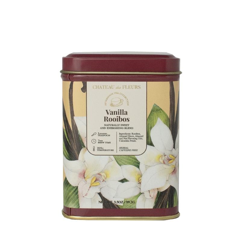 Chateau des Fleurs Vanilla Rooibos Tea Tin - Camille Beckman