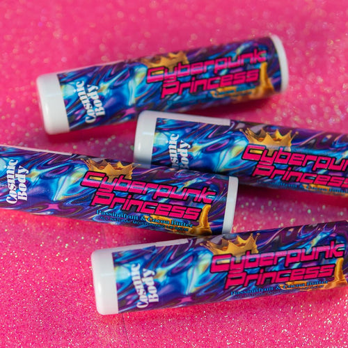 Cyberpunk Princess Jumbo Passionfruit & Cocoa Butter Lip Balm - Camille Beckman