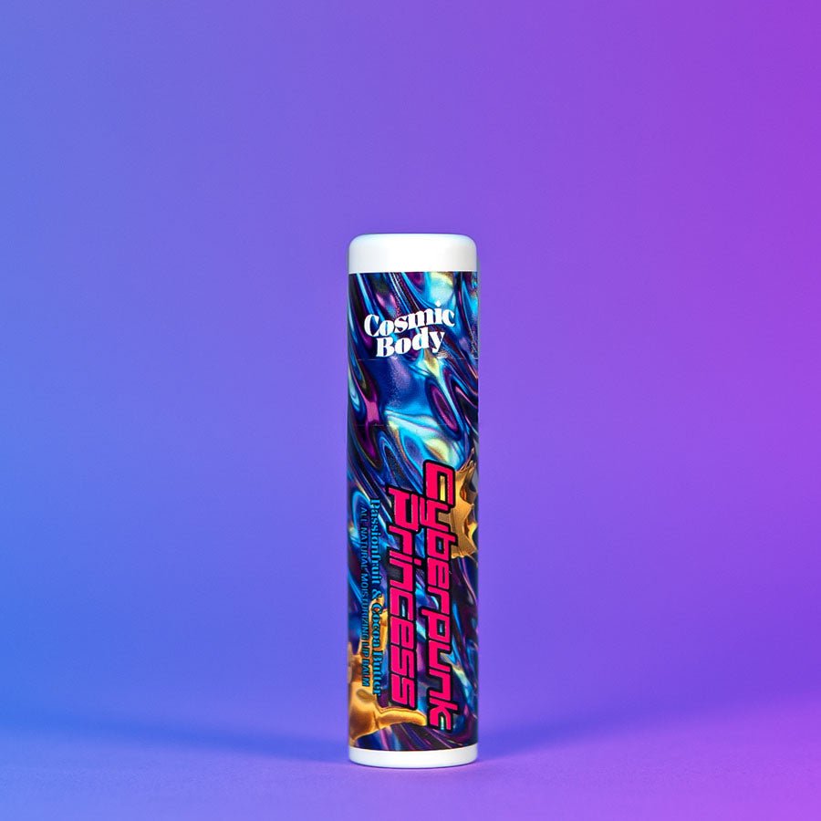 Cyberpunk Princess Jumbo Passionfruit & Cocoa Butter Lip Balm - Camille Beckman