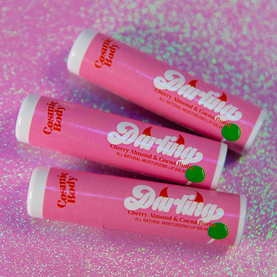 Darling Cherry Jumbo Almond & Cocoa Butter Lip Balm - Camille Beckman