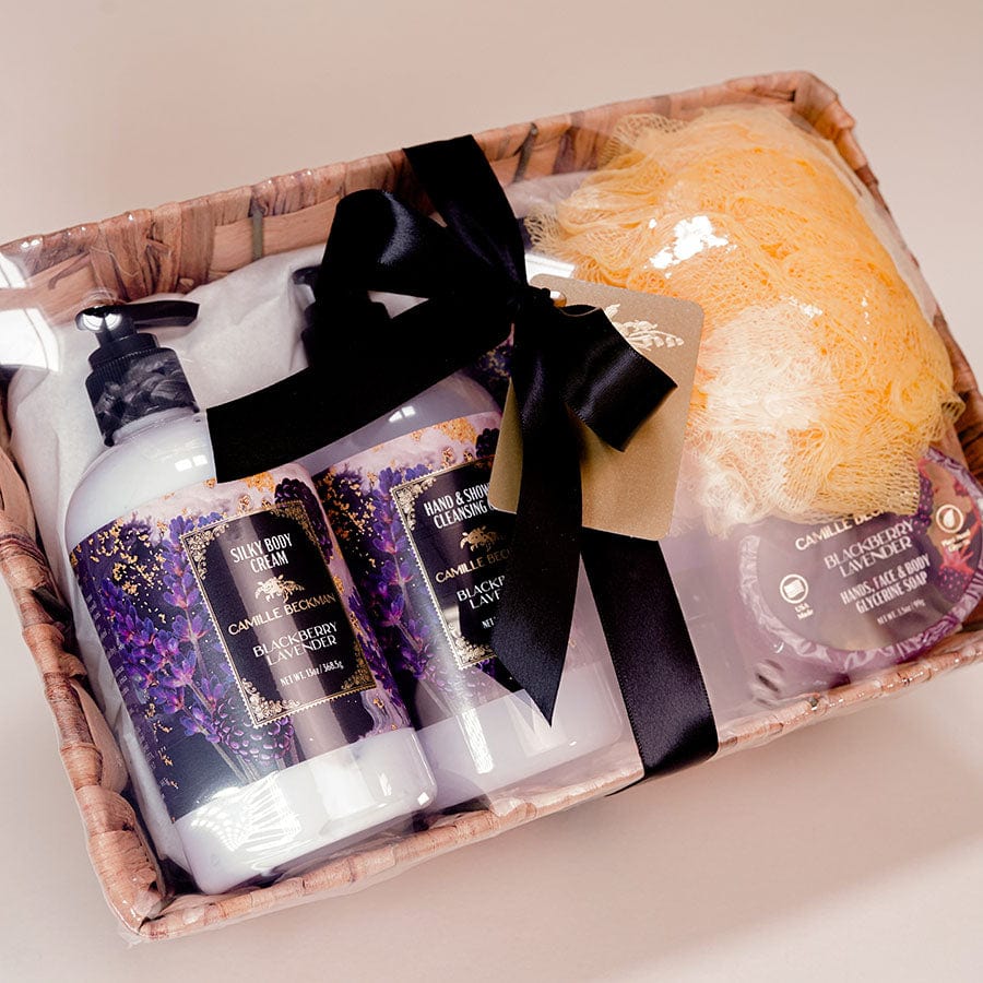 Essentials Gift Basket Blackberry Lavender - Camille Beckman