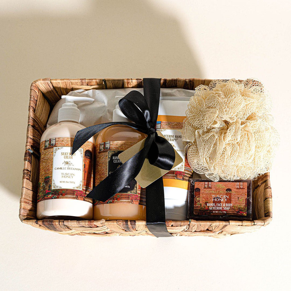 Essentials Gift Basket Tuscan Honey - Camille Beckman