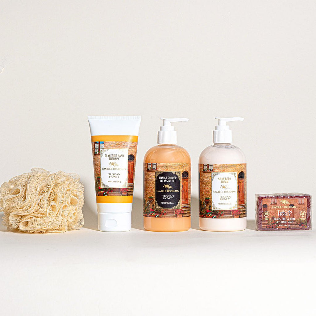 Essentials Gift Basket Tuscan Honey - Camille Beckman