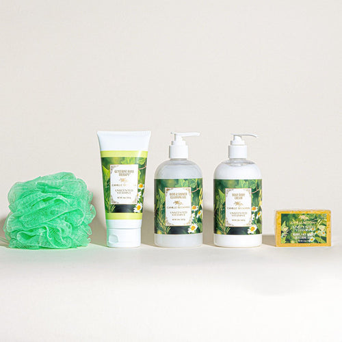Essentials Gift Basket Unscented Vitamin E - Camille Beckman