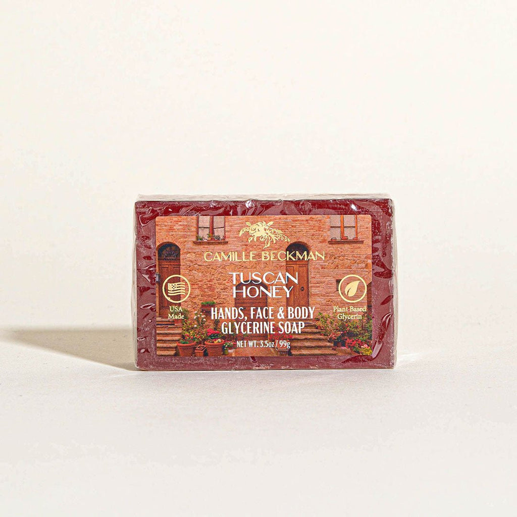 Glycerine Bar Soap Tuscan Honey 3.5oz - Camille Beckman