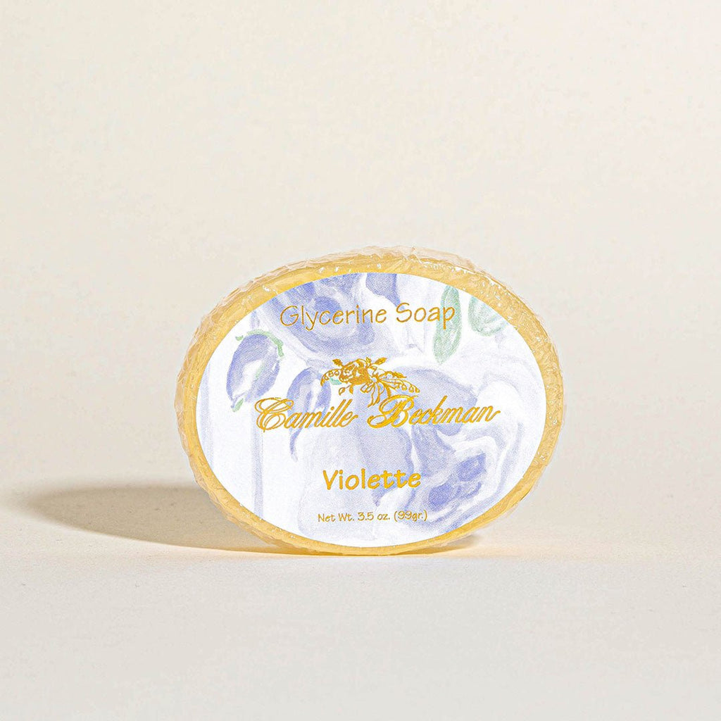 Glycerine Bar Soap Violette 3.5oz - Camille Beckman