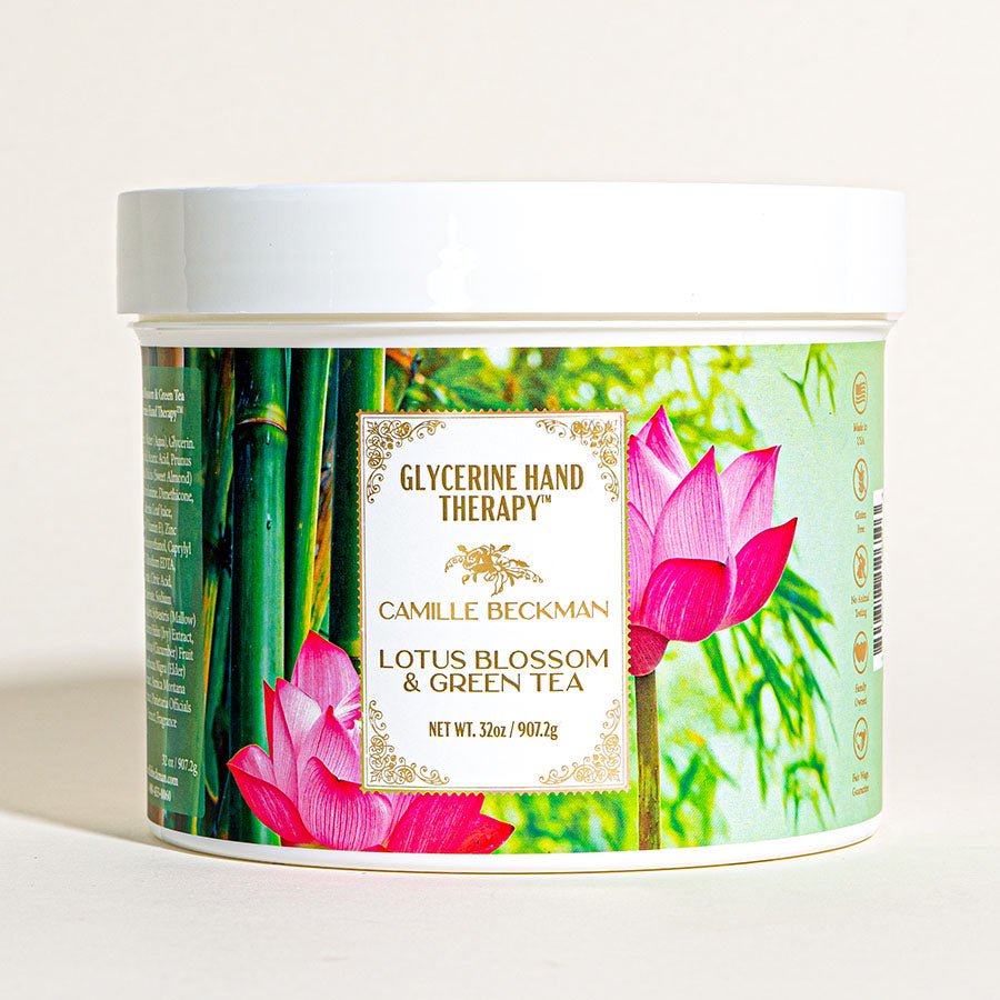 Glycerine Hand Therapy™ 32oz Lotus Blossom & Green Tea - Camille Beckman