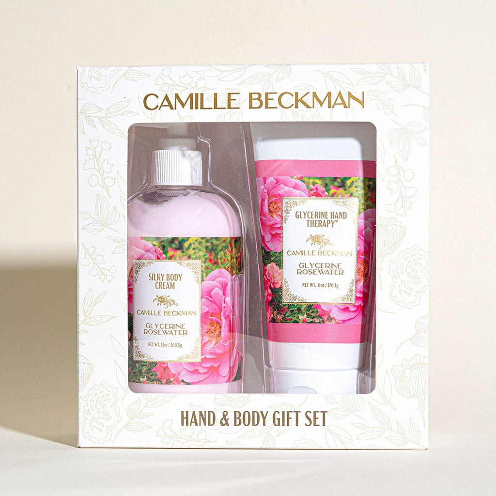 Hand & Body Gift Set - Glycerine Rosewater - Camille Beckman