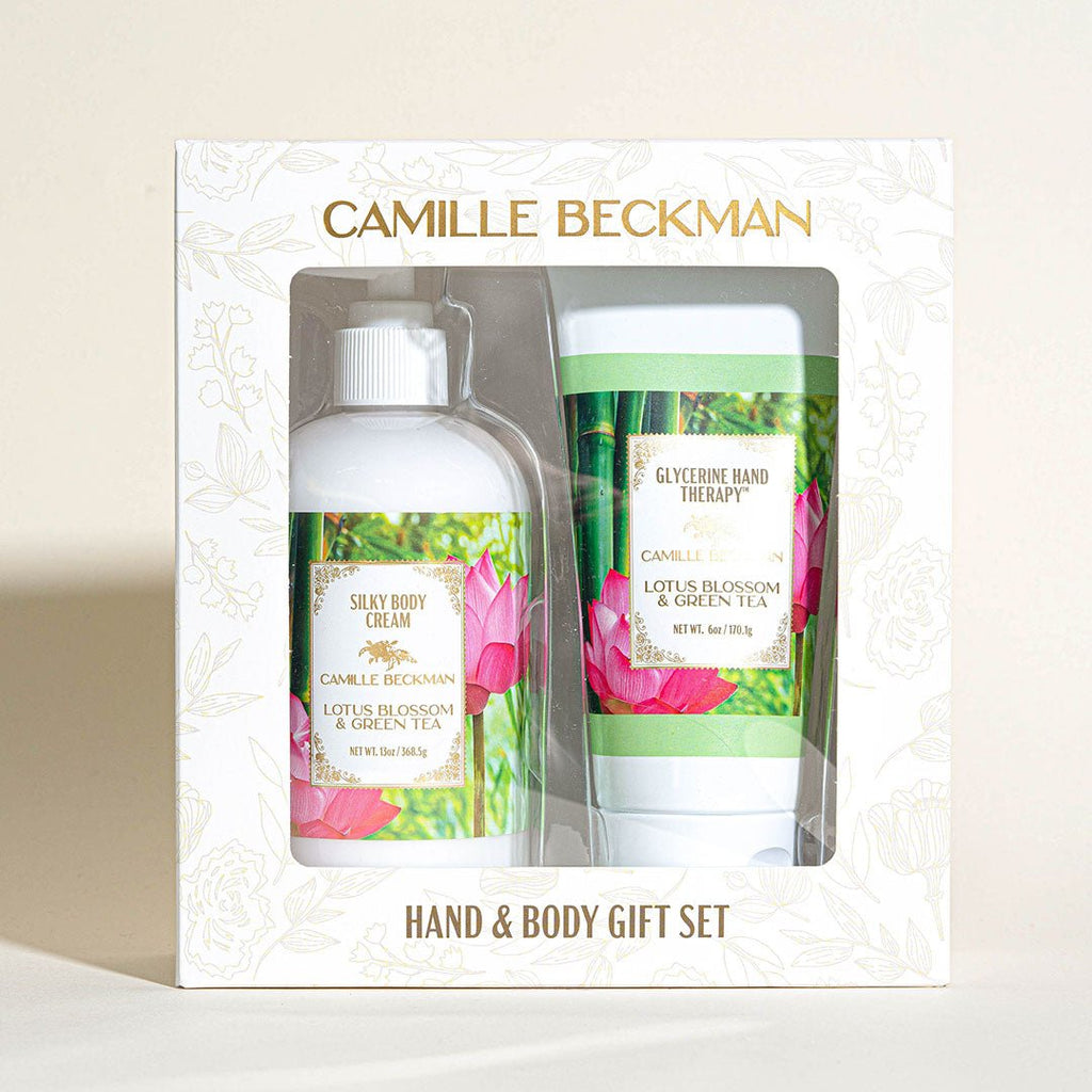 Hand & Body Gift Set - Lotus Blossom & Green Tea - Camille Beckman