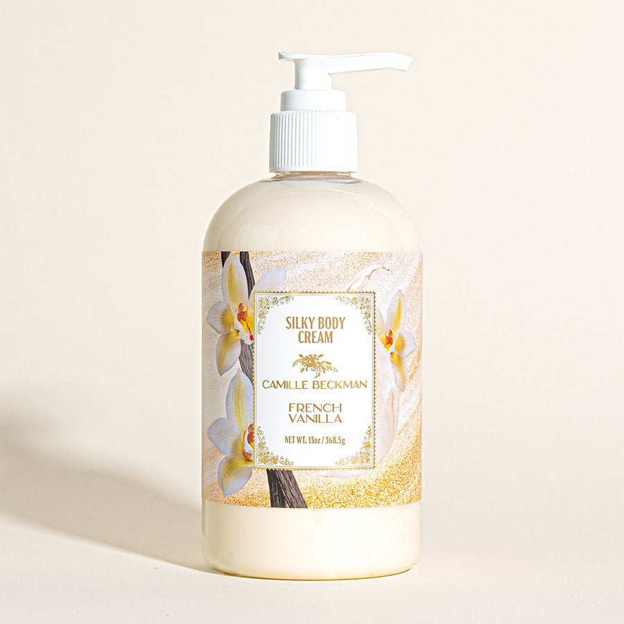 Silky Body Cream 13oz French Vanilla - Camille Beckman